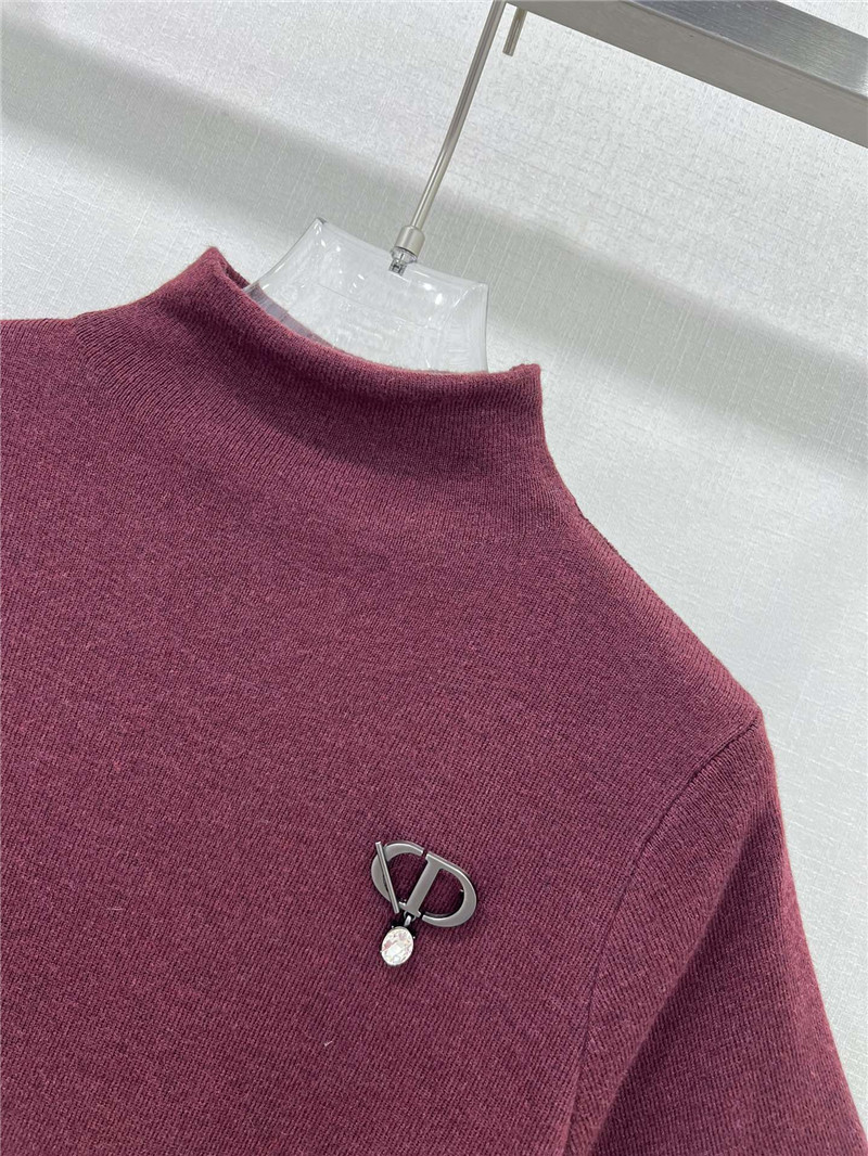 D10r knitted short-sleeved top replica d&g clothing