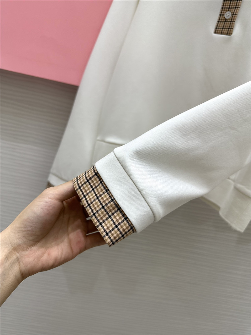 M1um1u long sleeve polo collar dress replicas clothes