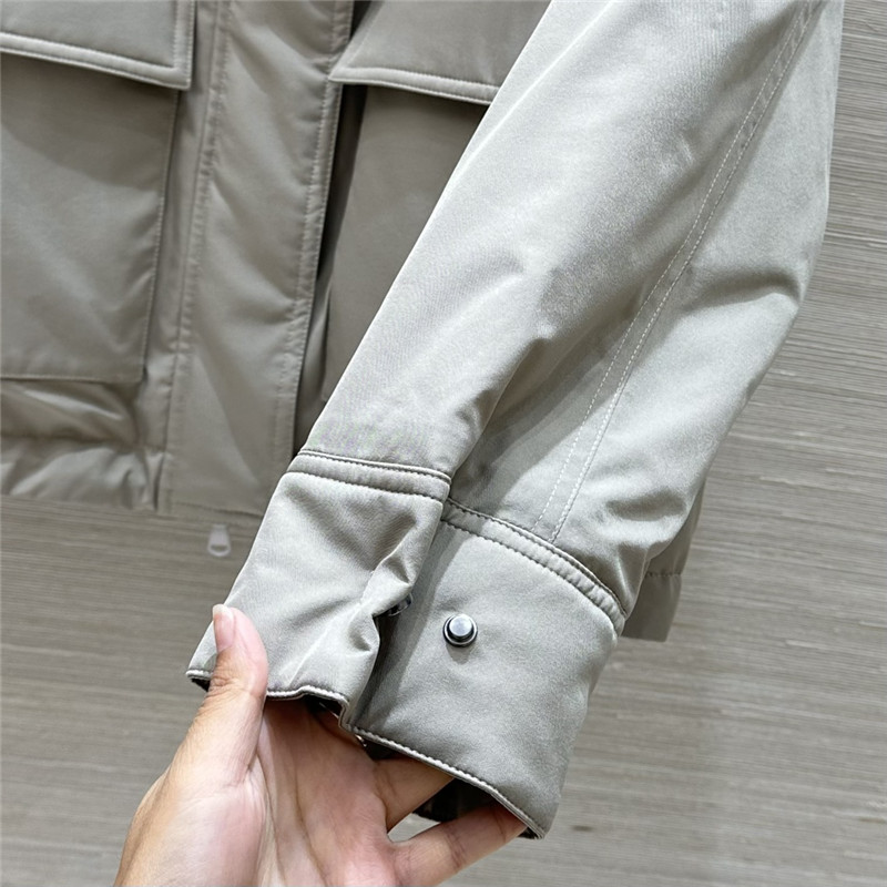 BC patchwork collar goose down jacket replica d&g clothing