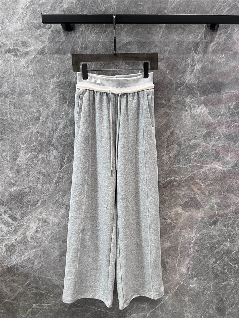 M1um1u casual wide-leg pants replica clothing sites