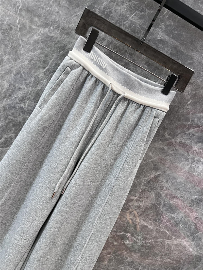M1um1u casual wide-leg pants replica clothing sites