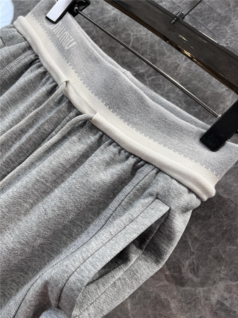 M1um1u casual wide-leg pants replica clothing sites