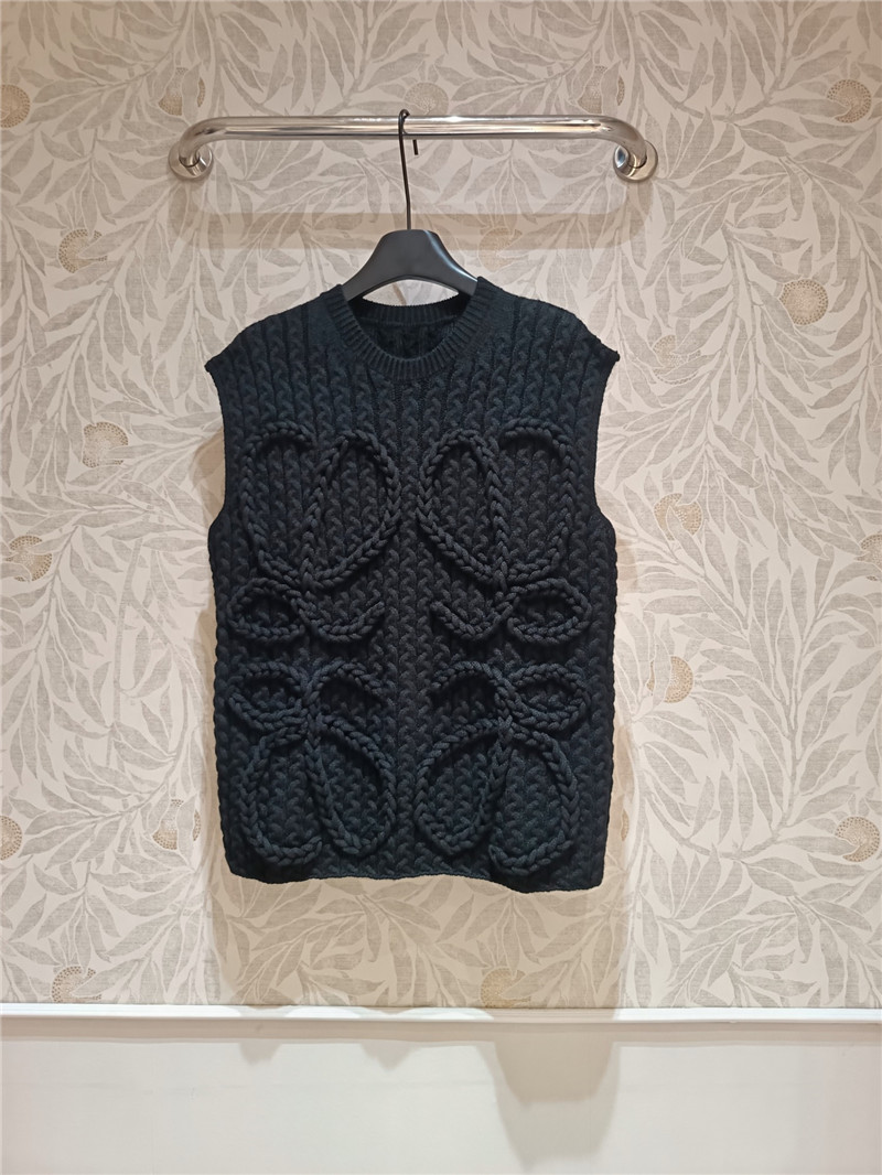 L0ew* braided silhouette vest replica d&g clothing