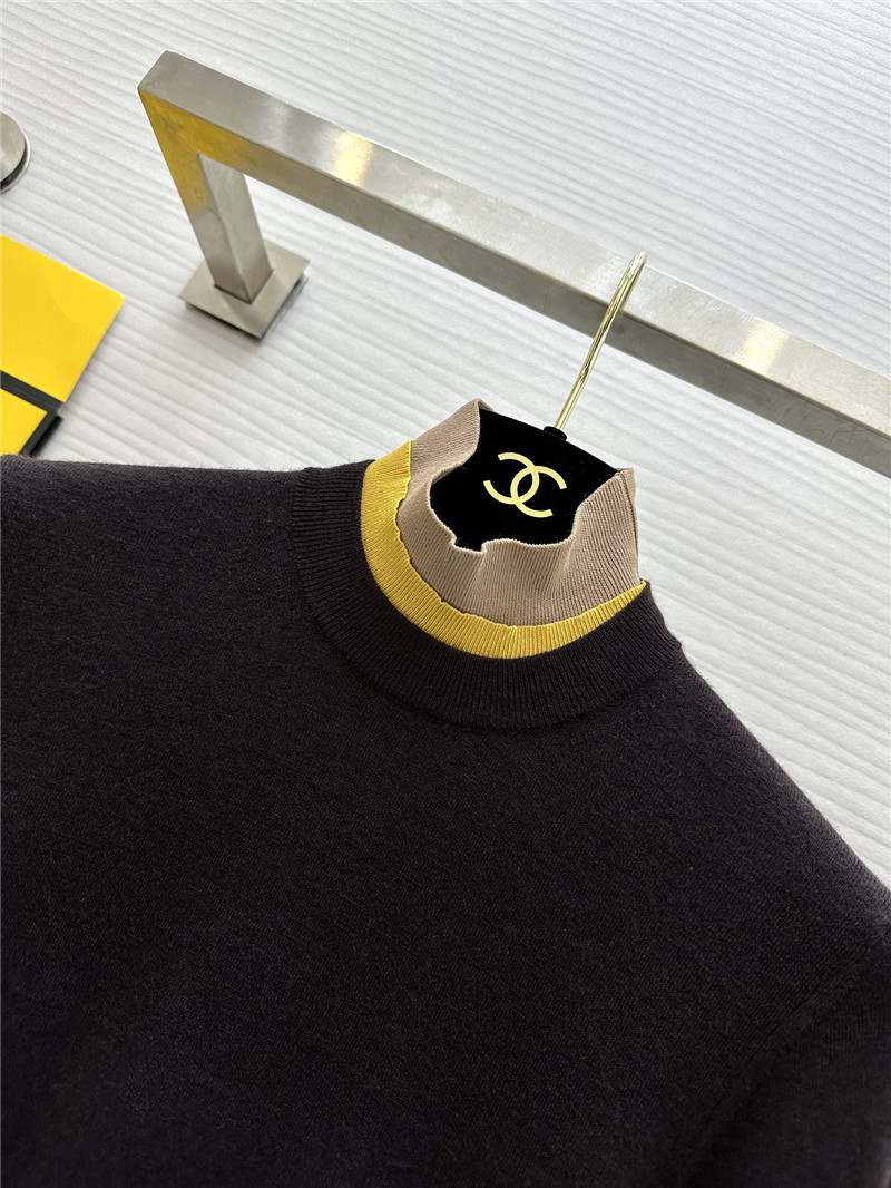 F**di half turtleneck wool dress replica d&g clothing