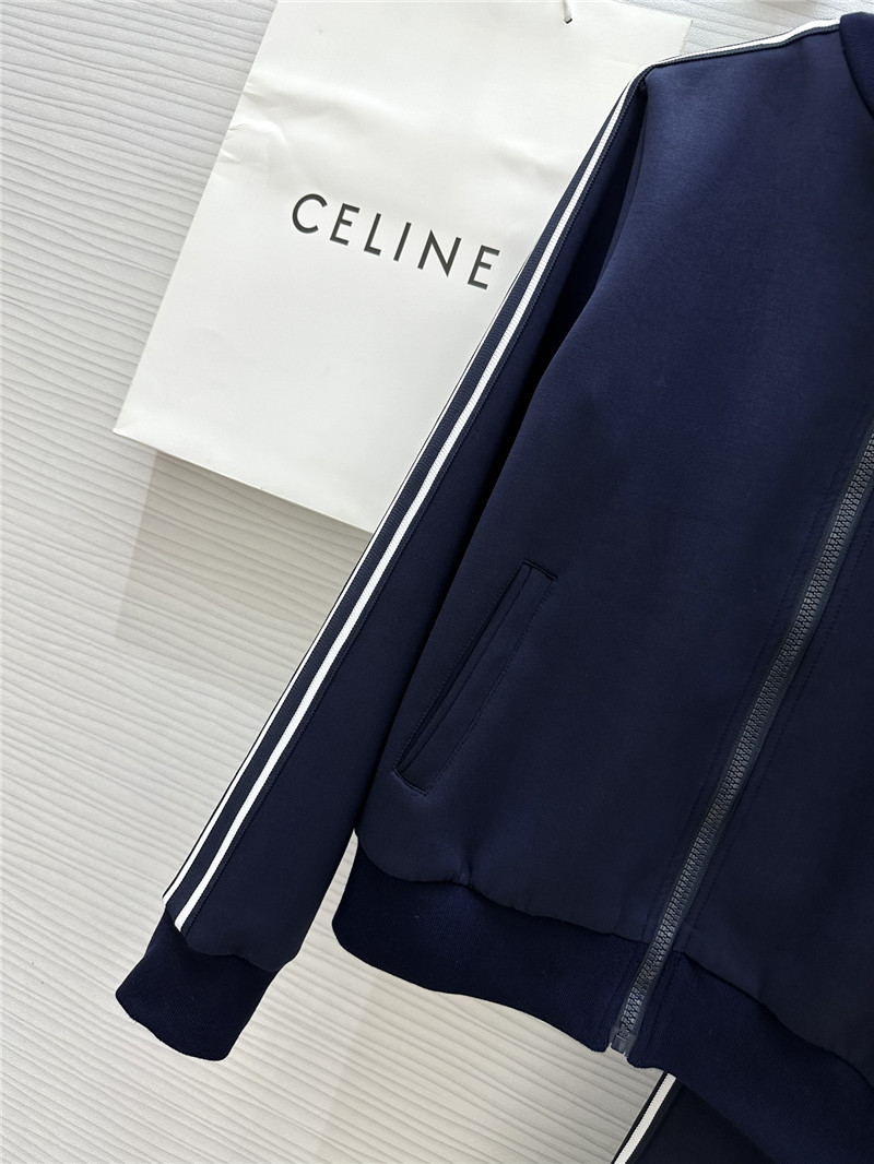 Ce1i*e stand collar zipper suit replica d&g clothing