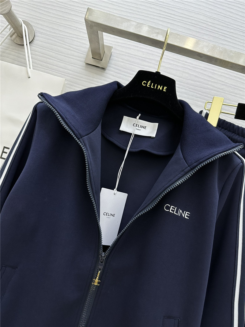 Ce1i*e stand collar zipper suit replica d&g clothing