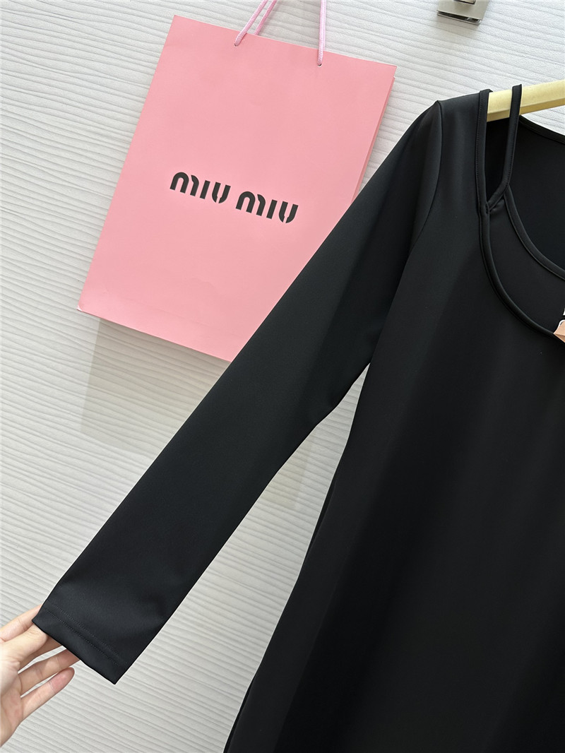 M1um1u long sleeve dress replica clothing sites