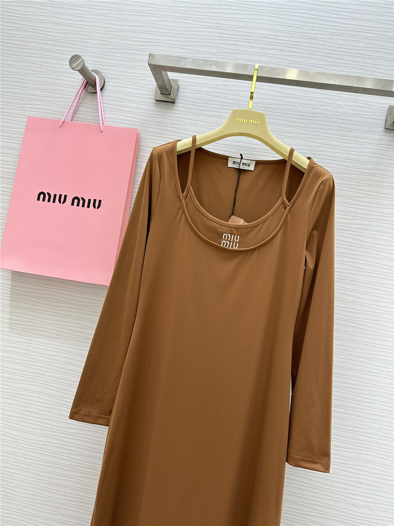 M1um1u long sleeve dress replica clothing sites