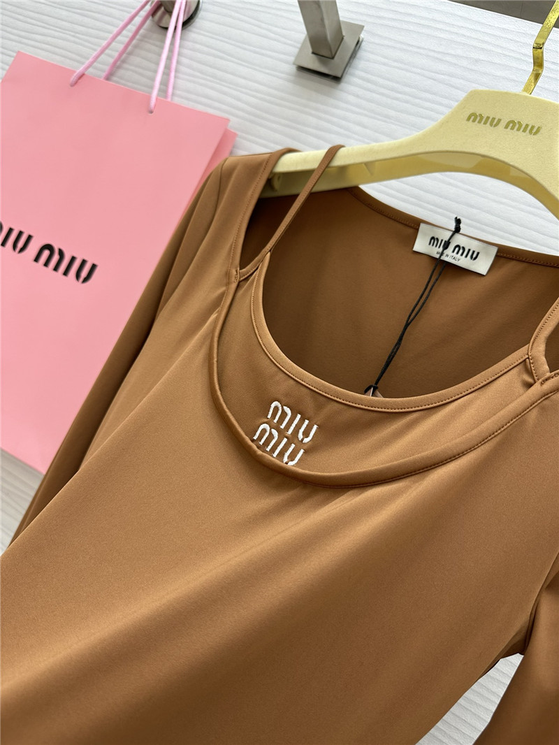M1um1u long sleeve dress replica clothing sites