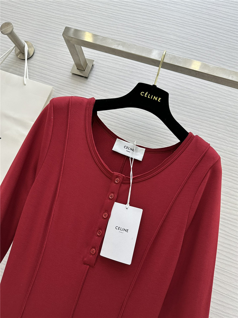 Ce1i*e long sleeve flared dress replica d&g clothing