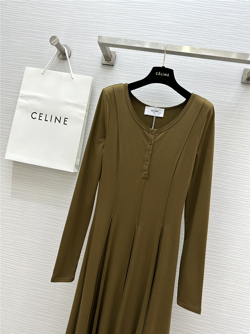 Ce1i*e long sleeve flared dress replica d&g clothing