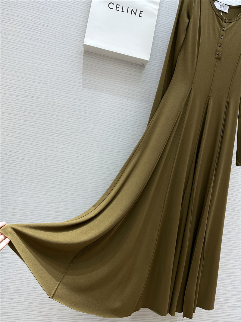 Ce1i*e long sleeve flared dress replica d&g clothing