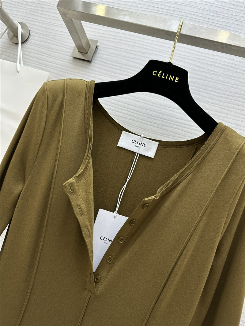 Ce1i*e long sleeve flared dress replica d&g clothing
