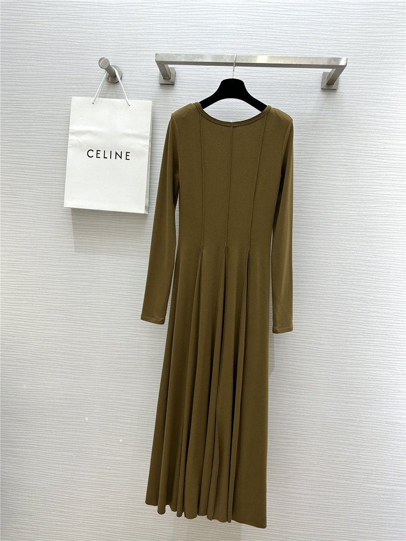 Ce1i*e long sleeve flared dress replica d&g clothing