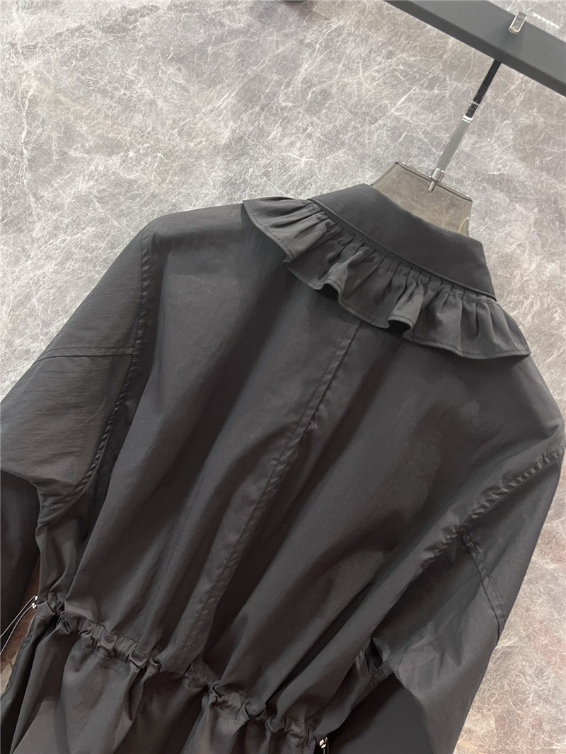 H**me5 slim waist zipper shirt jacket replica clothes