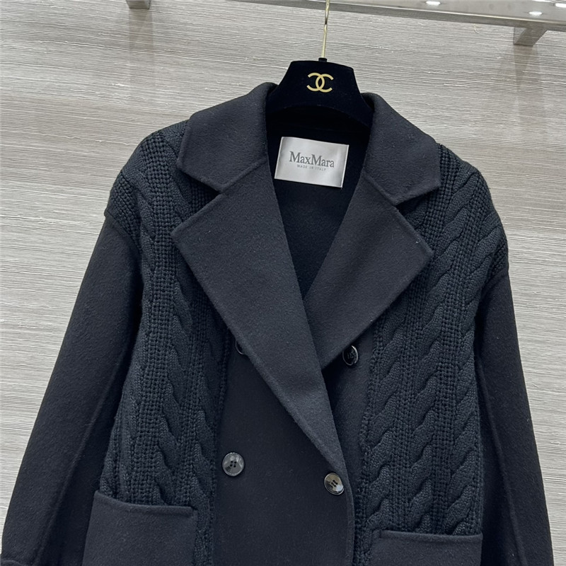Vanitoo patchwork tweed suit coat replicas clothes