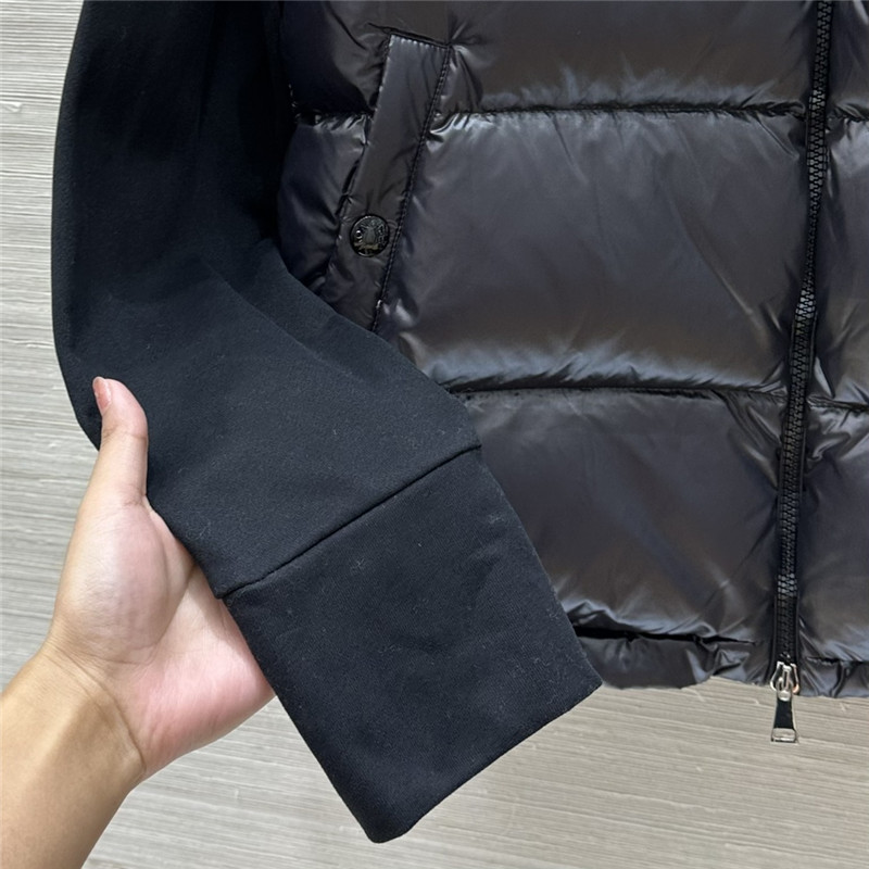 Moncler sweatshirt knitted patchwork down jacket replicas clothes