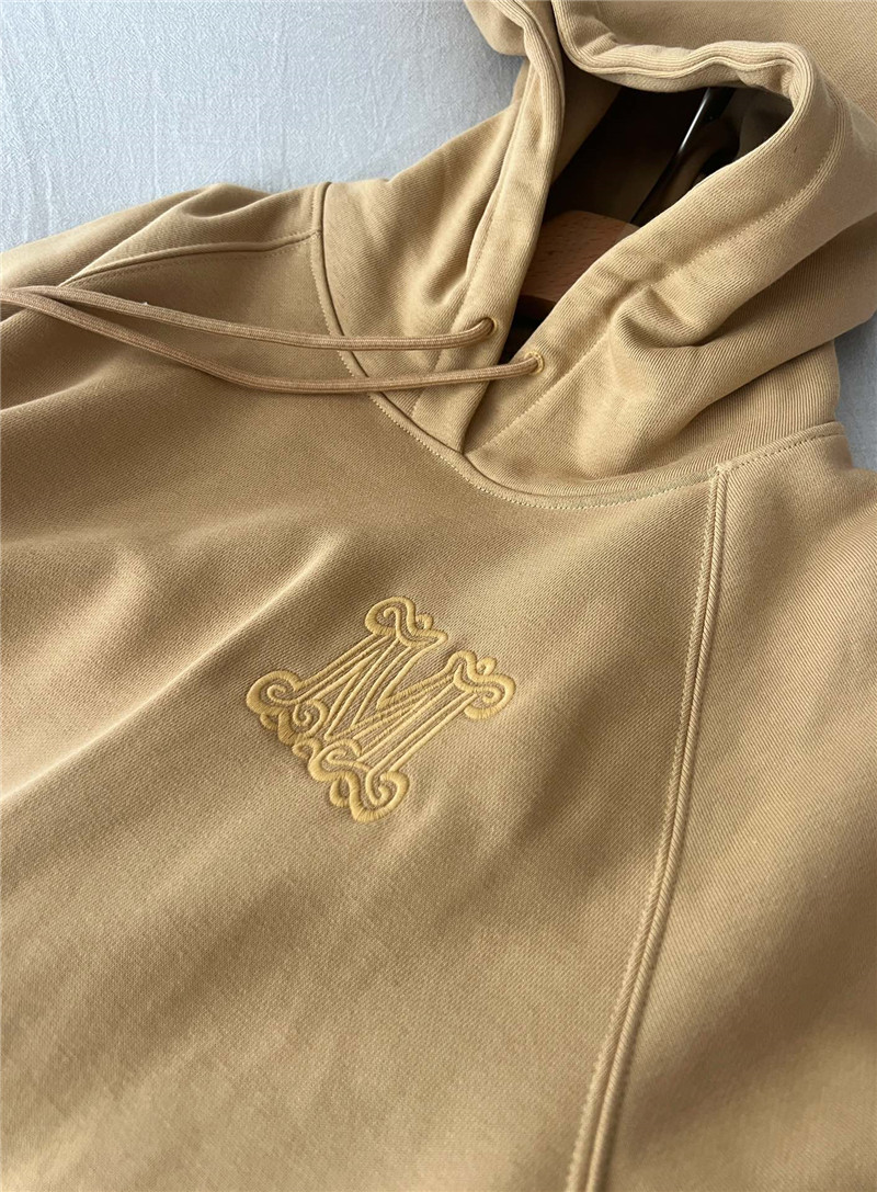 Vanitoo M Embroidery Hoodie in Yellow