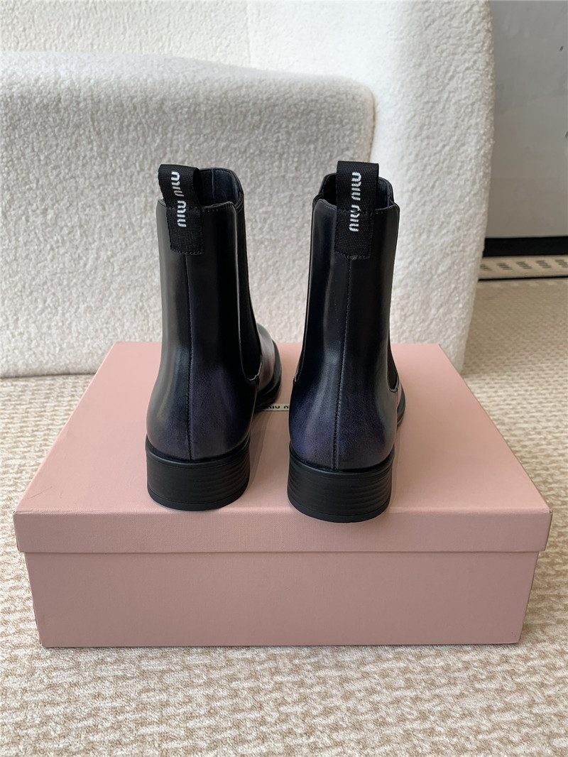 Miu Miu Flat Chelsea Boots
