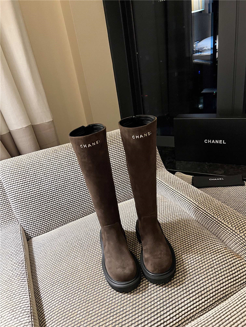 Ch**el women¡¯s suede knee-high boots