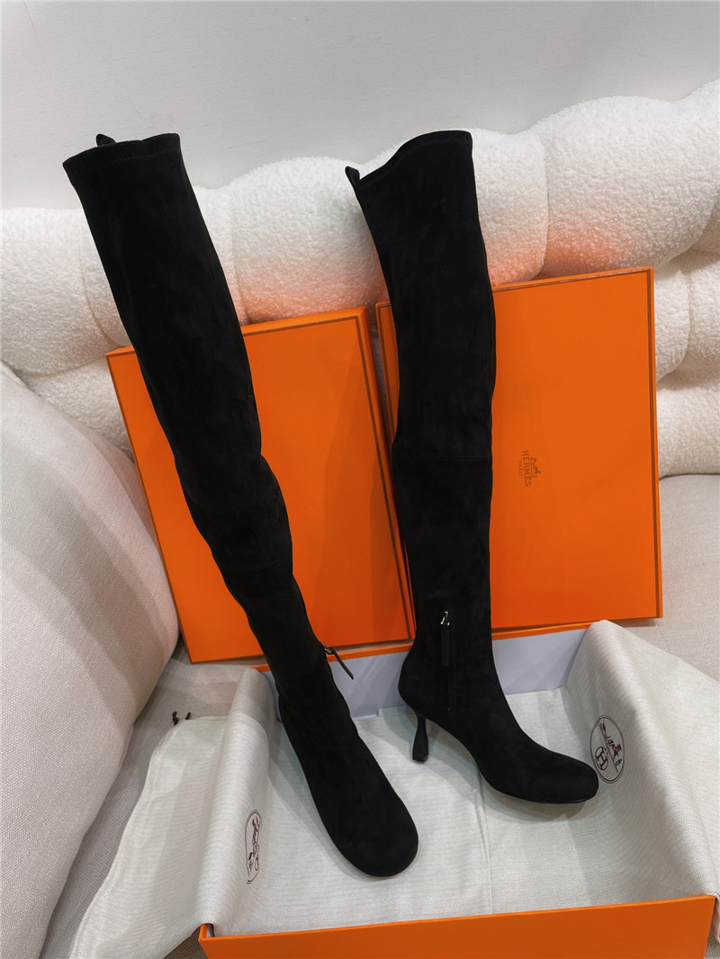 H**me5 women’s suede over-the-knee boots