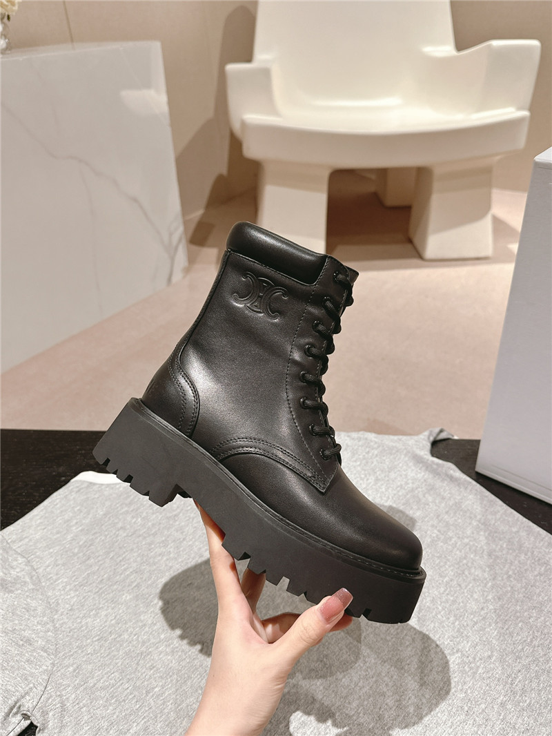 Ce1i*e triomphe rangers lace-up boots in black