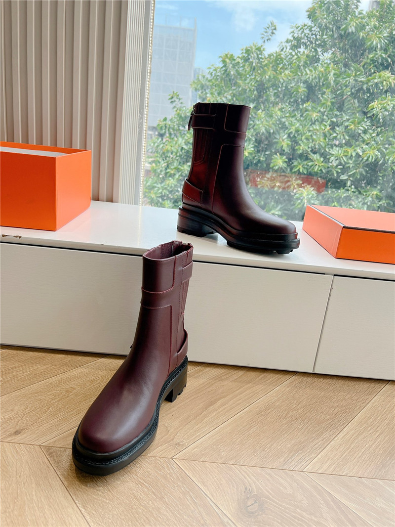 H**me5 burgundy jaimy boots