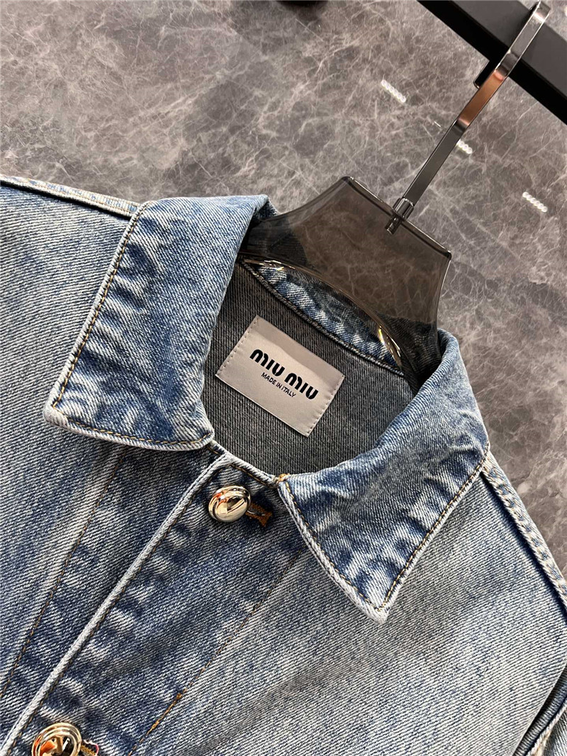 M1um1u denim jacket