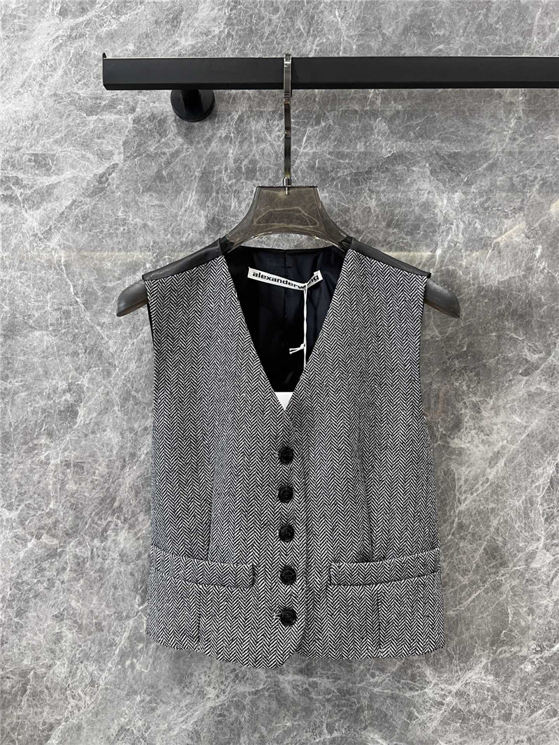 A1exa*der wang patchwork suit vest