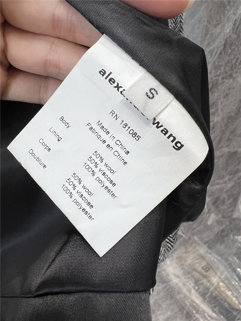 A1exa*der wang patchwork suit vest