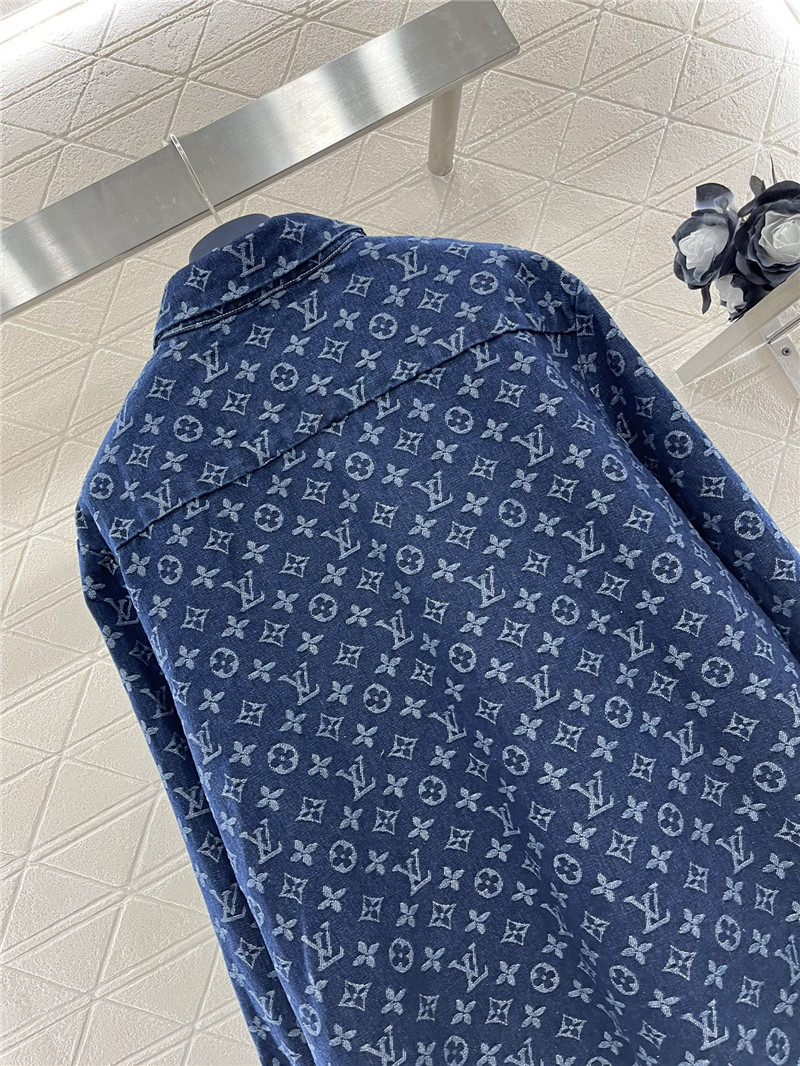 l0vis Vvtt0n lv lapel denim jacket