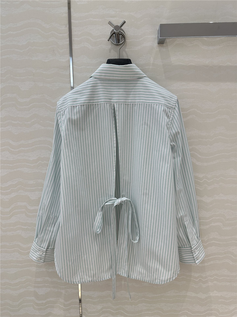 L0ew* striped shirt top