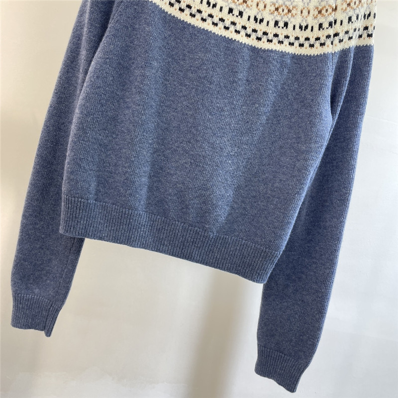 Ce1i*e triomphe fair isle cardigan blue