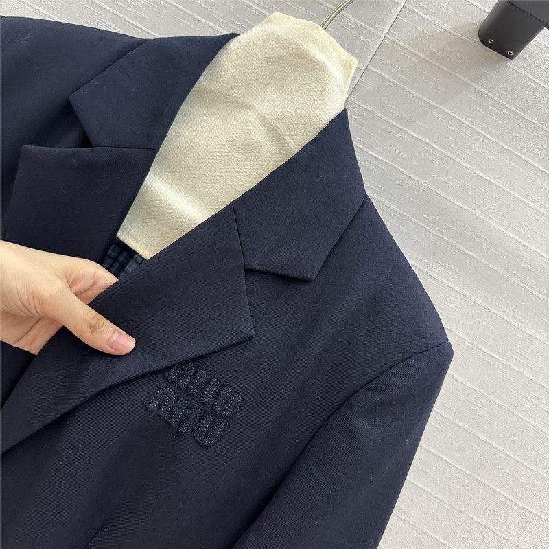 M1um1u fake two piece suit jacket