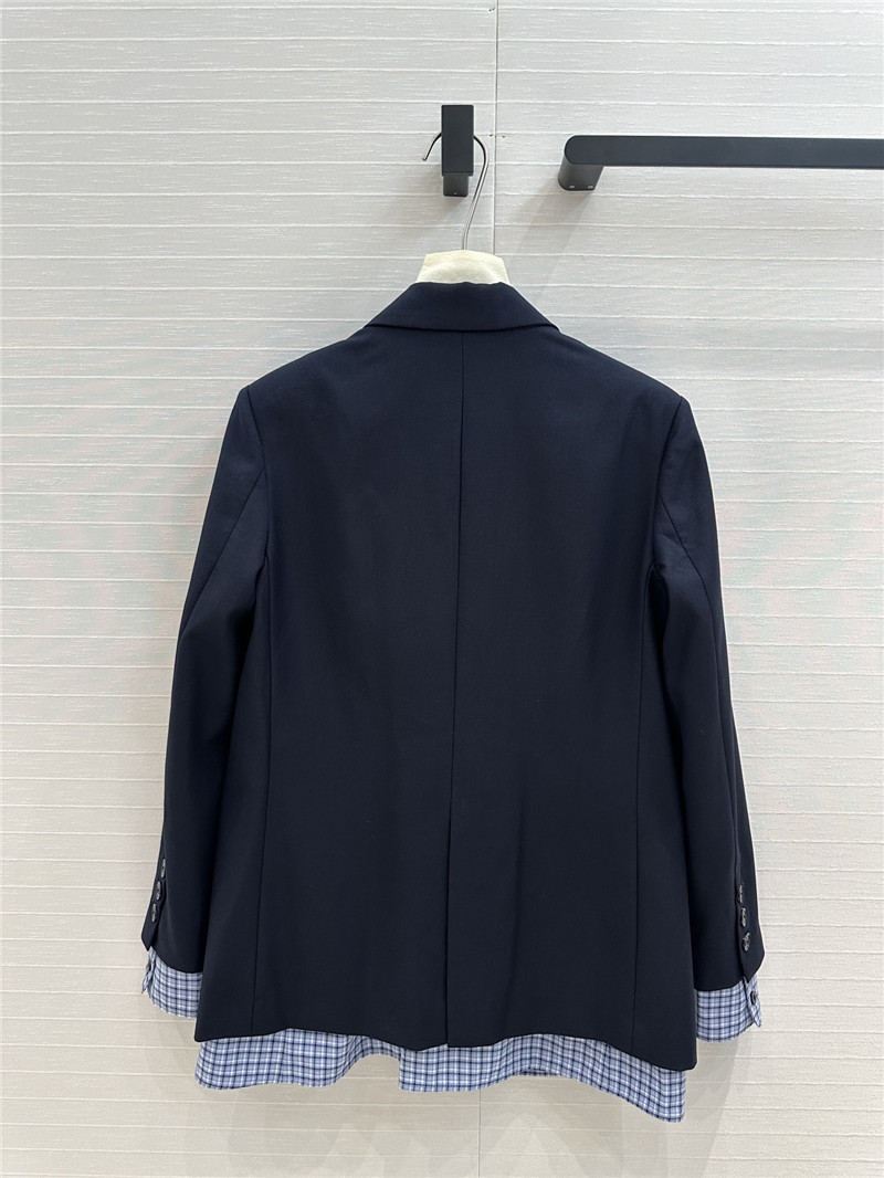 M1um1u fake two piece suit jacket