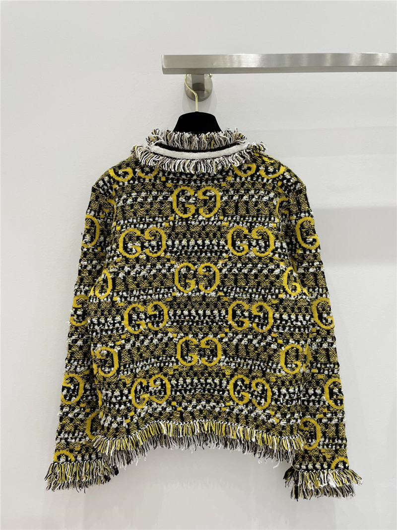 Gvc*1 wool mohair gg cardigan in multicolor