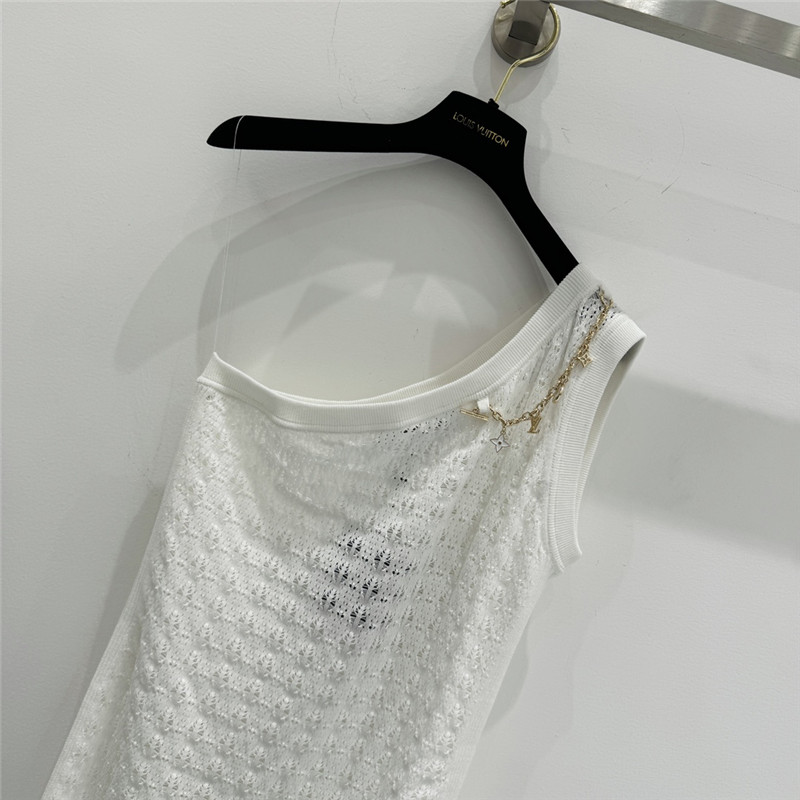 l0vis Vvtt0n lv off-shoulder knitted skirt