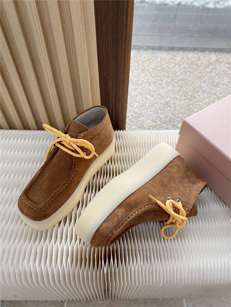 Miu Miu Suede Leather Loafers