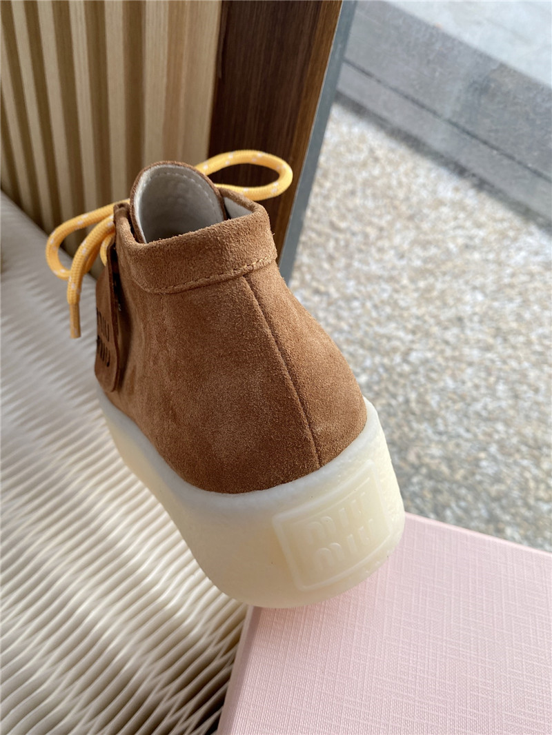 Miu Miu Suede Leather Loafers