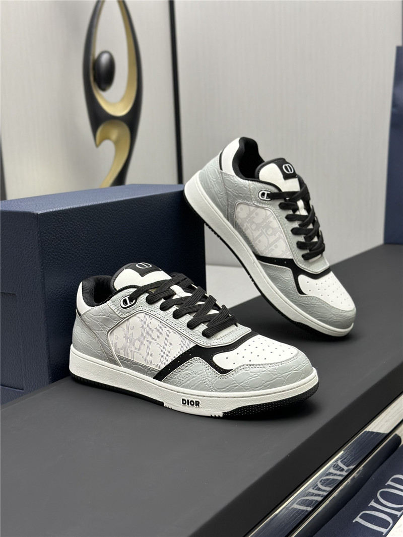 D10r b27 low-top sneakers gray white