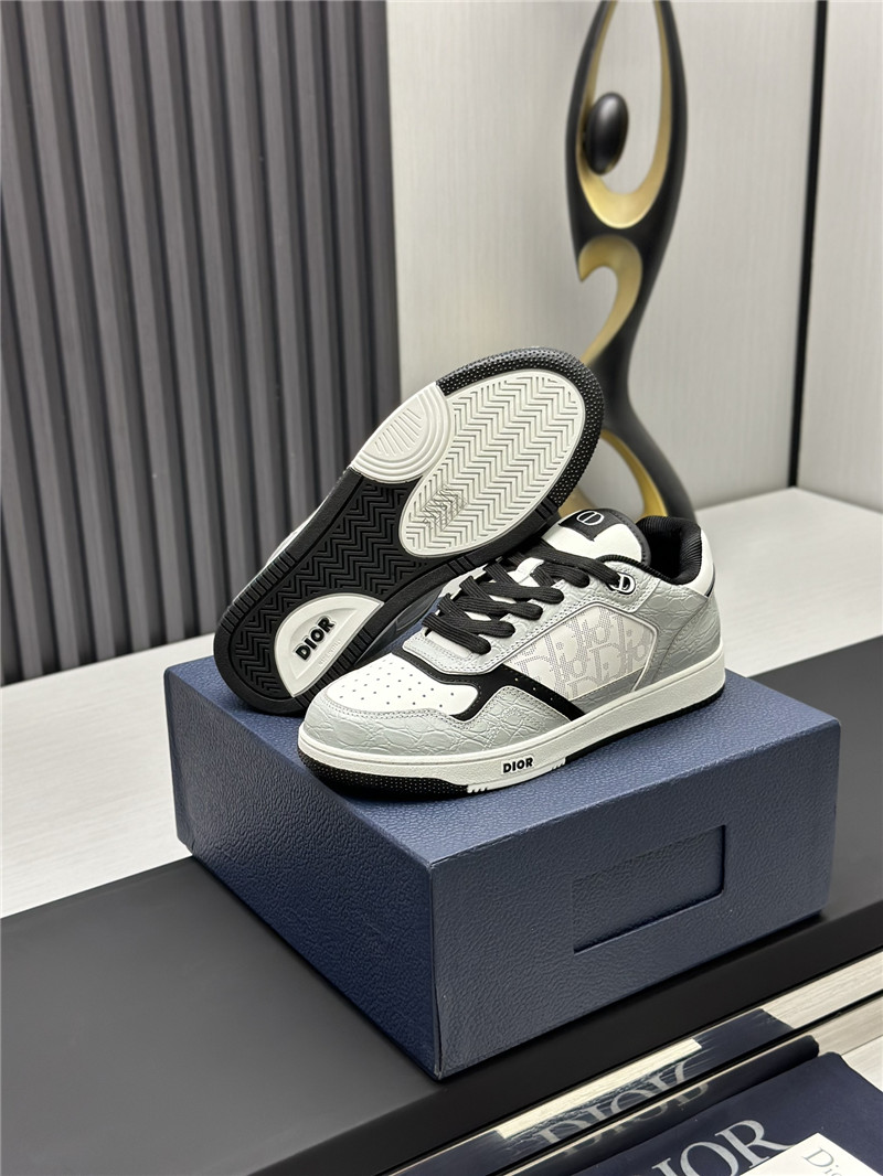 D10r b27 low-top sneakers gray white