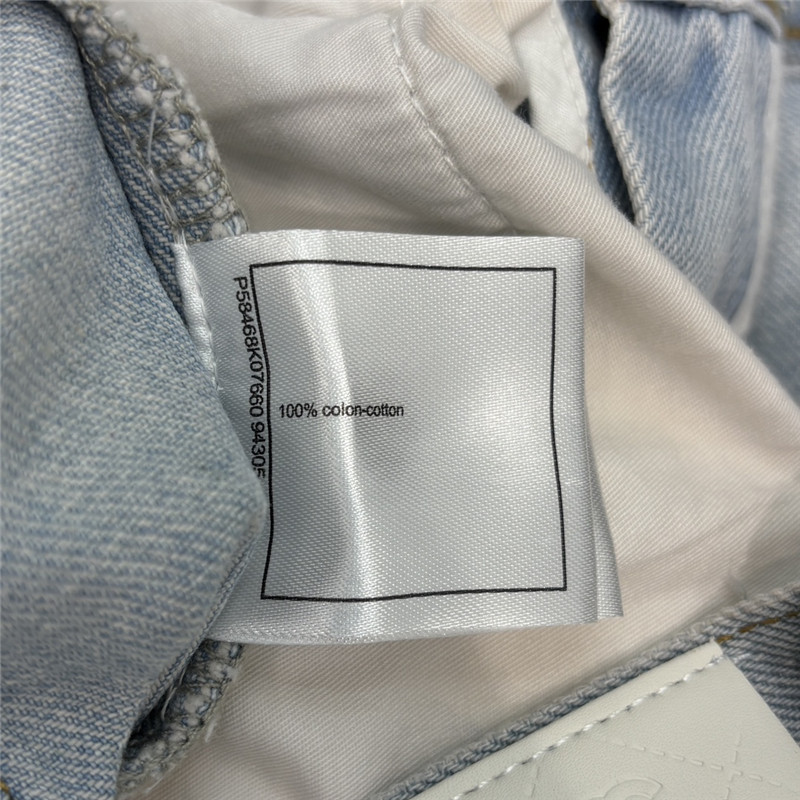 Ch**el light blue straight jeans