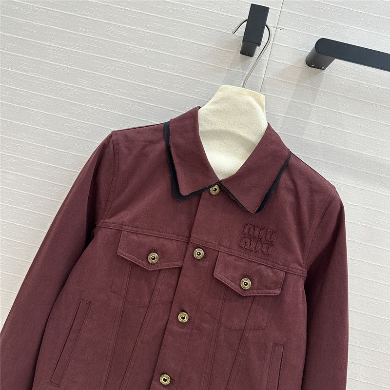M1um1u lapel jacket