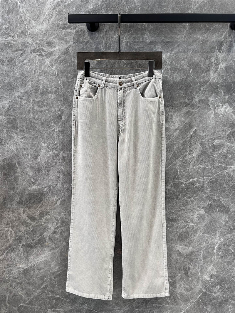 M1um1u corduroy casual trousers
