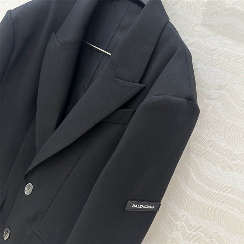 Ba1en*iaga wool oversized suit