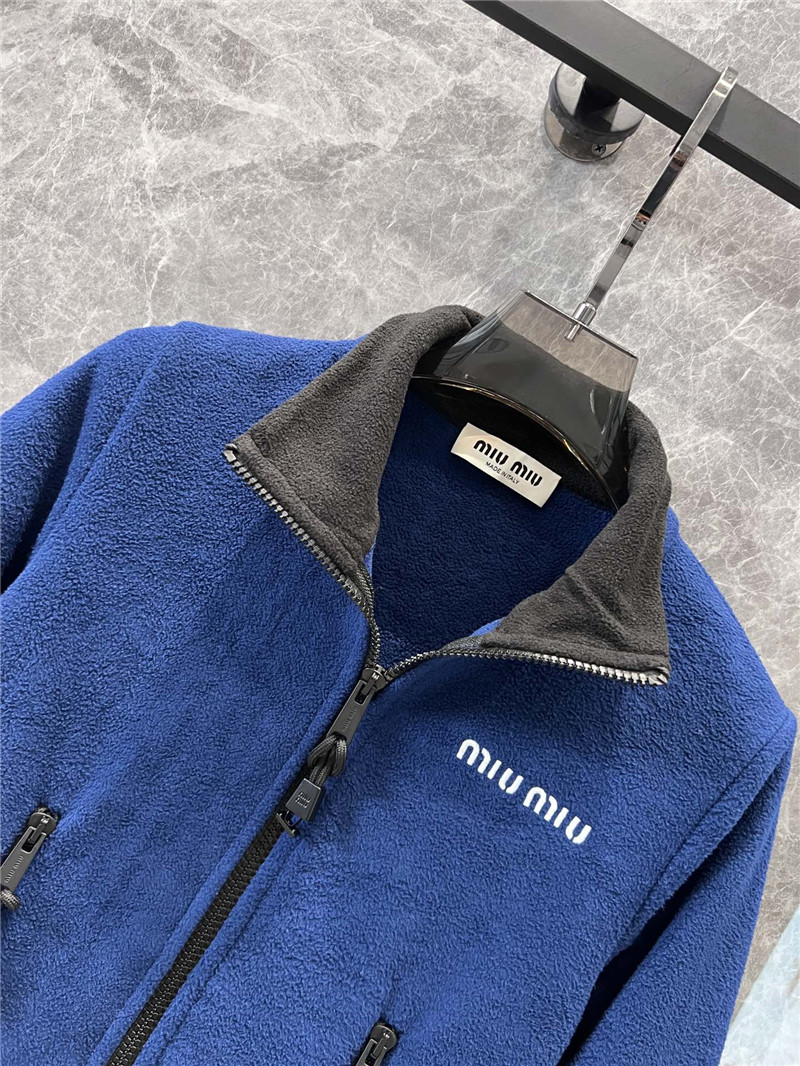 M1um1u zipper short jacket