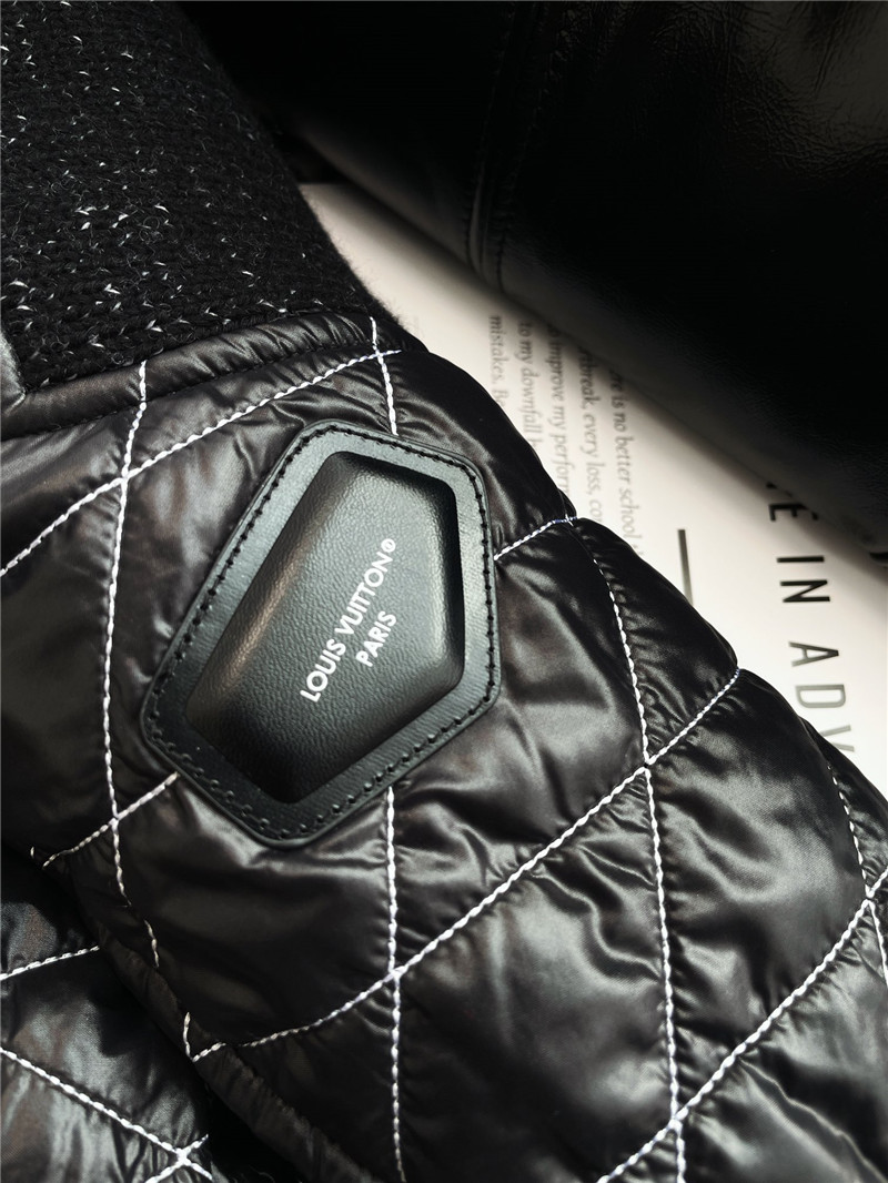 l0vis vvtt0n lv contrast fabric D1am0nd jacket