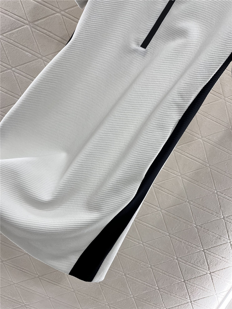 Gvc*1 lapel knitted polo dress
