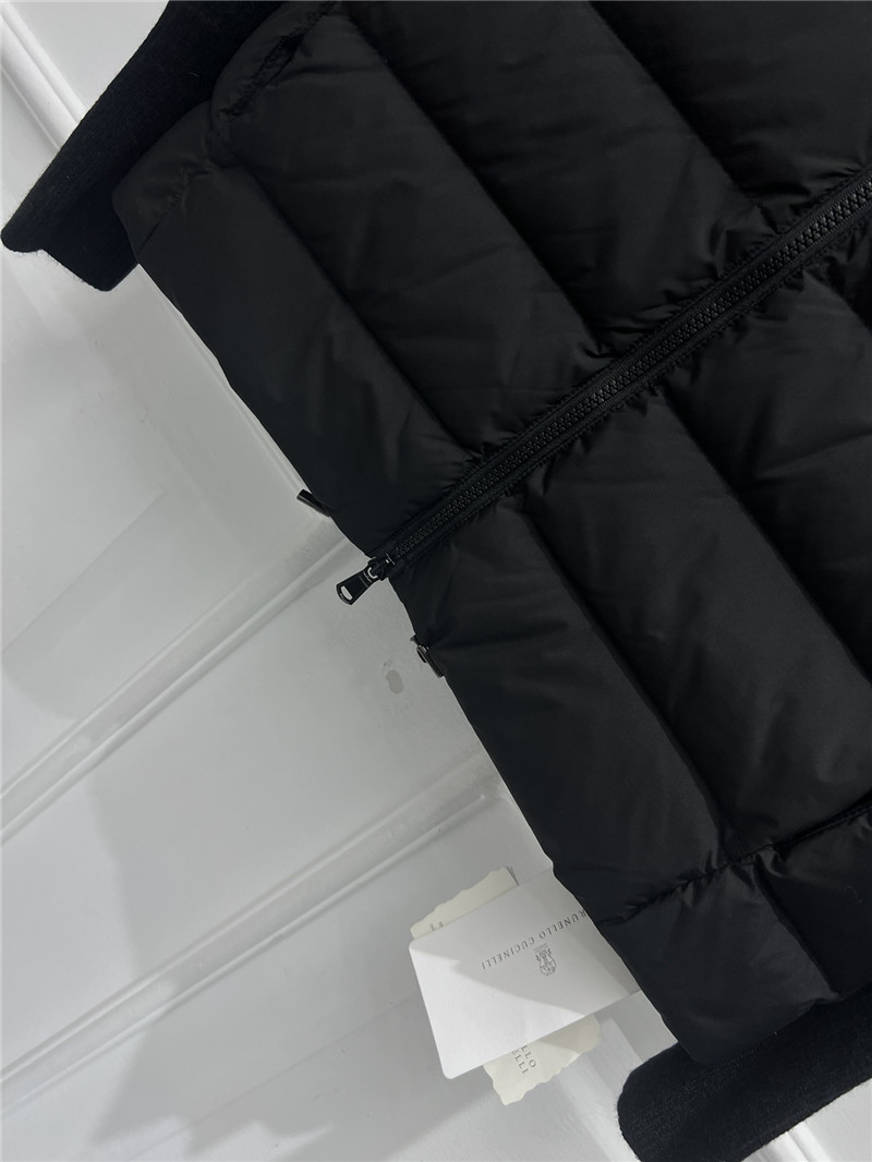 BC long-sleeved knitted down jacket