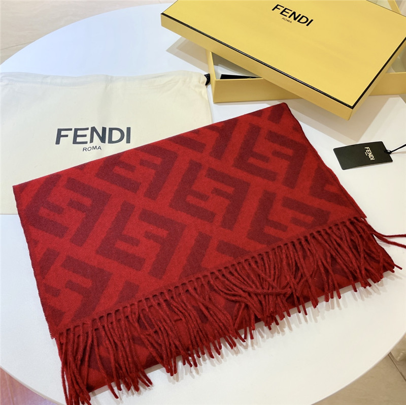 F**di cashmere scarf shawl